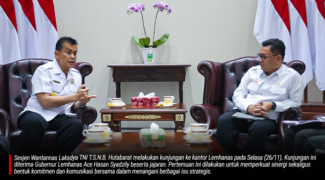 Courtesy call dengan Gubernur Lemhannas