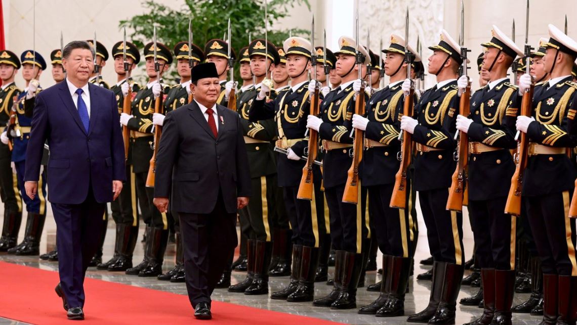 Kunjungan Kenegaraan Perdana, Presiden Prabowo Disambut Upacara Kenegaraan oleh Presiden Xi Jinping