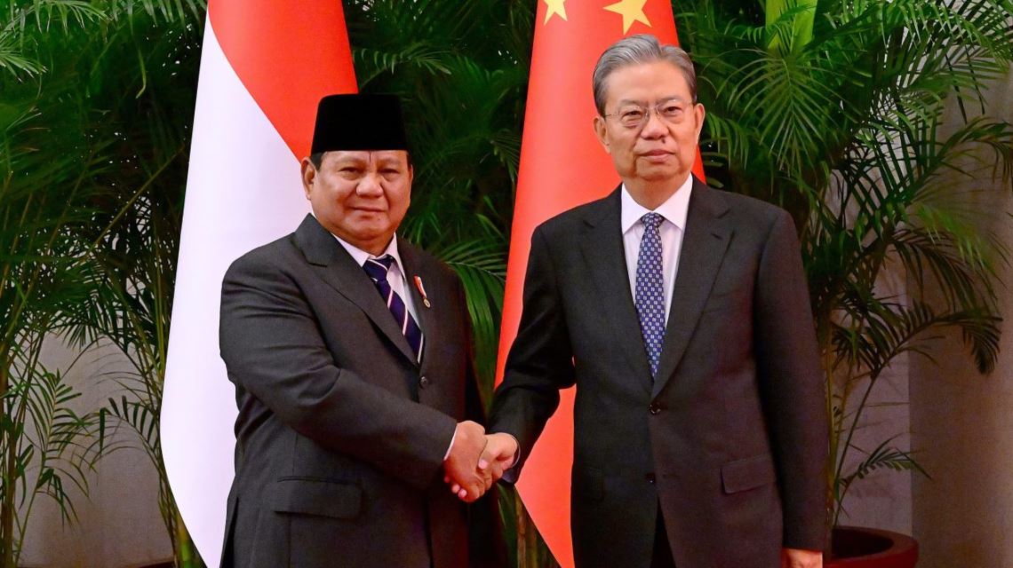 Bertemu Zhao Leji, Presiden Prabowo Tegaskan Komitmen Pererat Hubungan Indonesia-Tiongkok