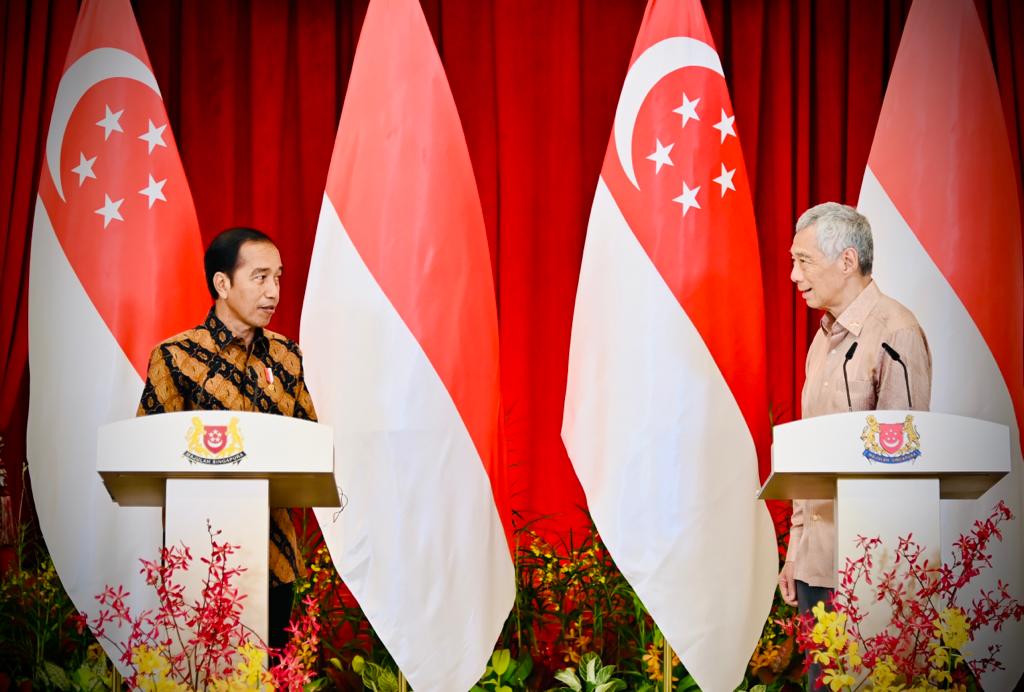 Presiden Jokowi dan PM Lee Gelar Pertemuan Bilateral di Singapura