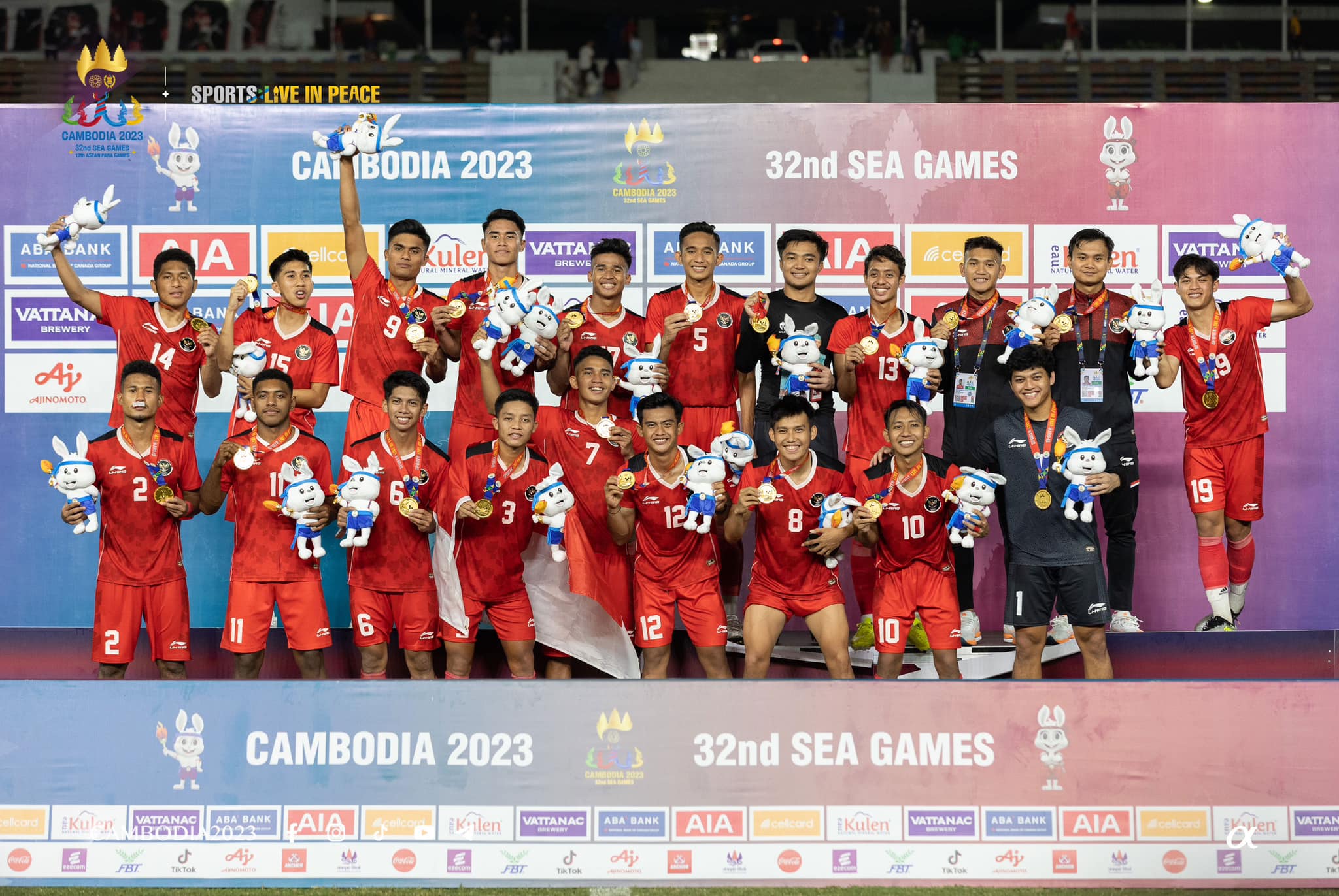 Setelah 32 Tahun Timnas Sepakbola Indonesia Kembali Rebut Emas SEA Games Kamboja 2023