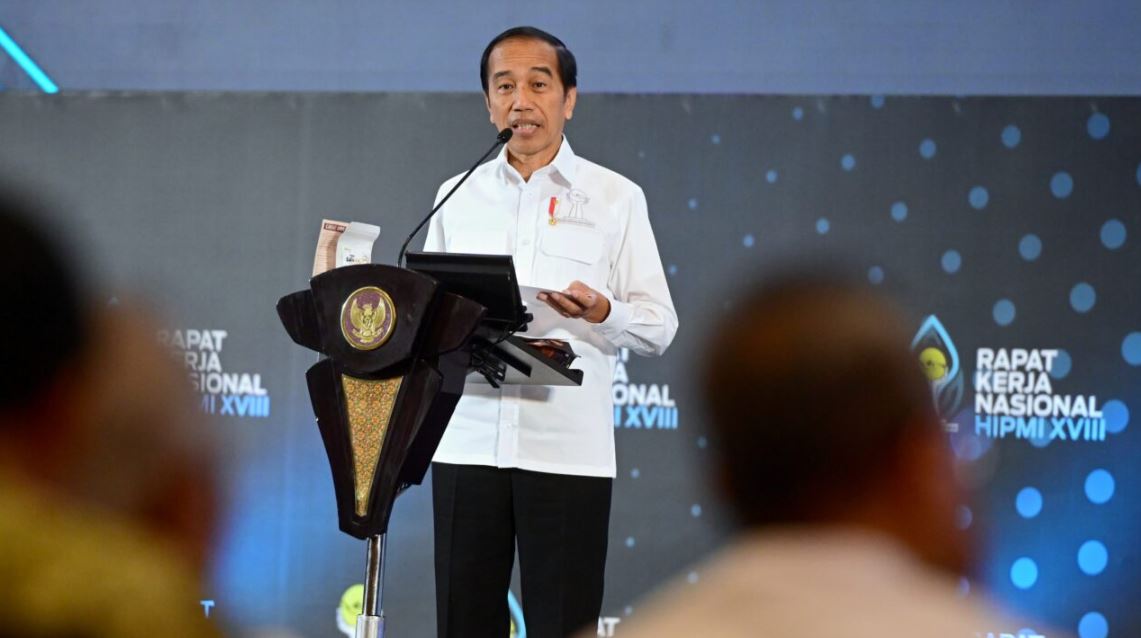 Presiden Jokowi Resmikan Pembukaan Rakernas XVIII HIPMI