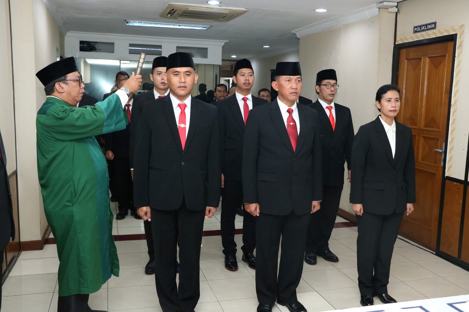 Sesjen Wantannas Lantik Tiga Orang Pejabat Eselon II dan 4 Orang Pejabat Fungsional Perencana Ahli Pertama