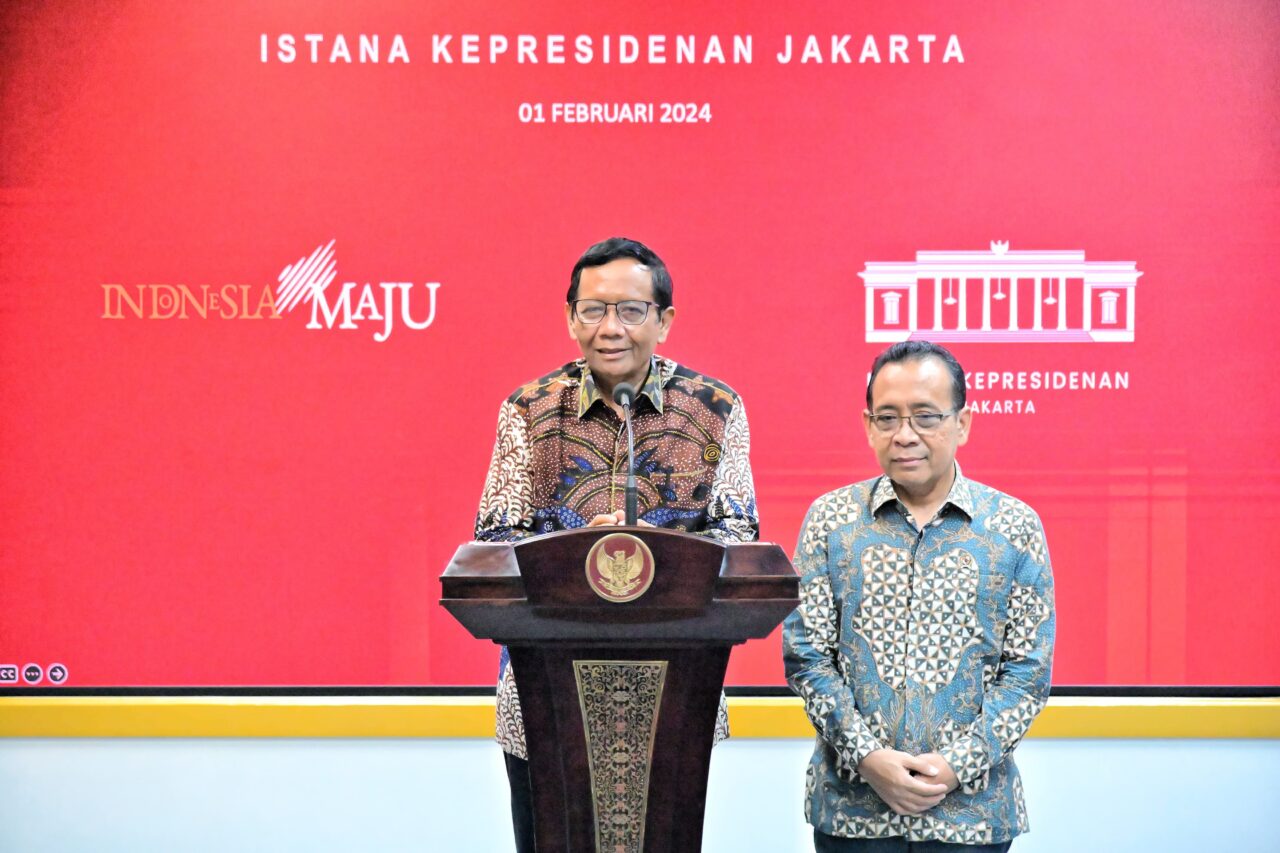 Presiden Jokowi Terima Surat Pengunduran Diri Mahfud Md