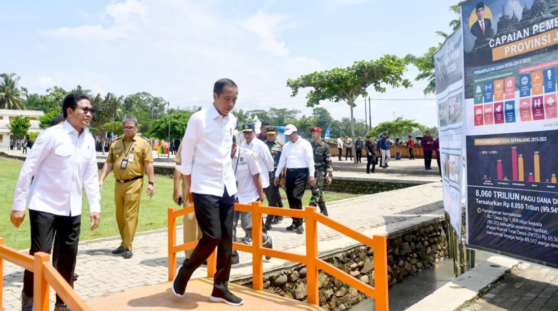 Presiden Jokowi Tegaskan Komitmen Pemerintah dalam Pemerataan Pembangunan Melalui Dana Desa