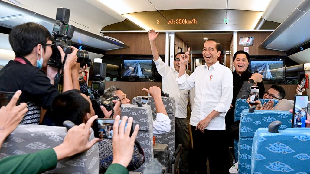 Uji Coba Kereta Cepat Jakarta-Bandung, Presiden: Inilah Peradaban, Kecepatan