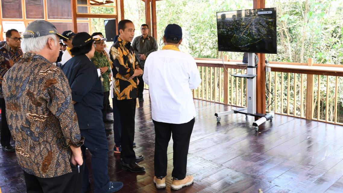 Presiden Jokowi Canangkan Kawasan Wanagama Nusantara dan Resmikan Swissotel Nusantara di IKN