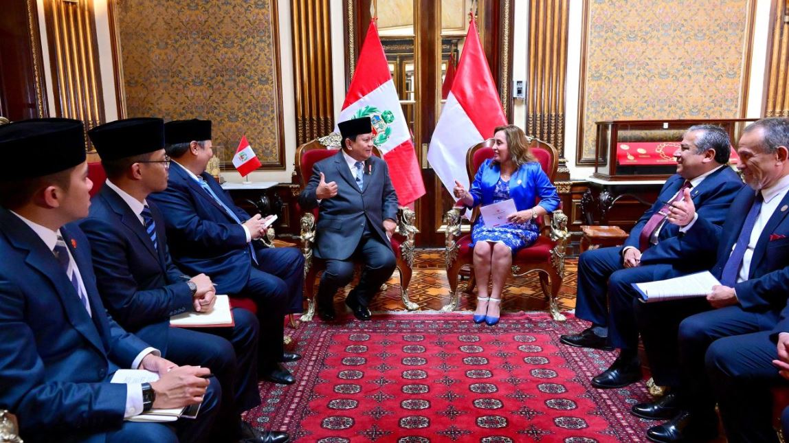 Kunjungan Resmi, Presiden Prabowo Subianto Disambut Upacara Kehormatan di Istana Pemerintahan Peru