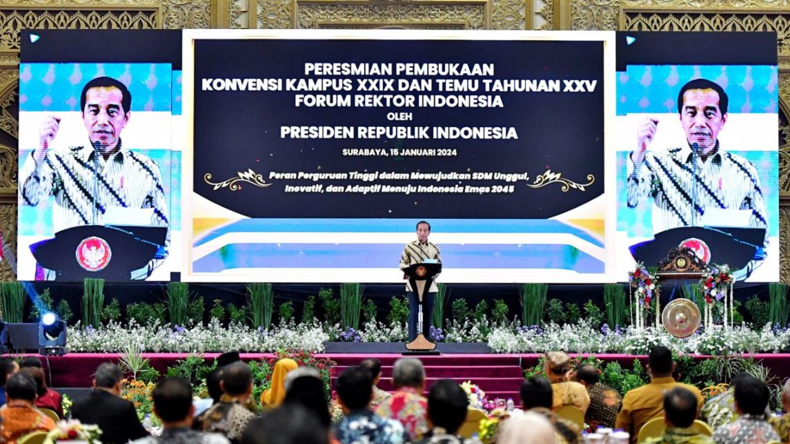 Presiden Jokowi Tekankan Peran Strategis Lembaga Pendidikan Tinggi Indonesia Cetak SDM Unggul