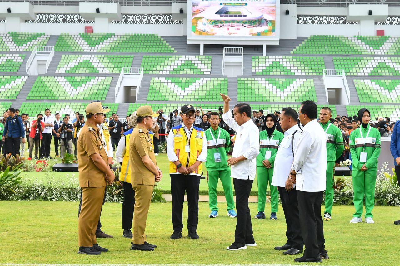 Presiden Jokowi Resmikan Stadion Utama Sumatera Utara