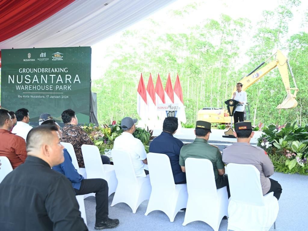 Presiden Jokowi Apresiasi Kontribusi Investor Kaltim Bangun Kompleks Pergudangan Pintar dan Hijau