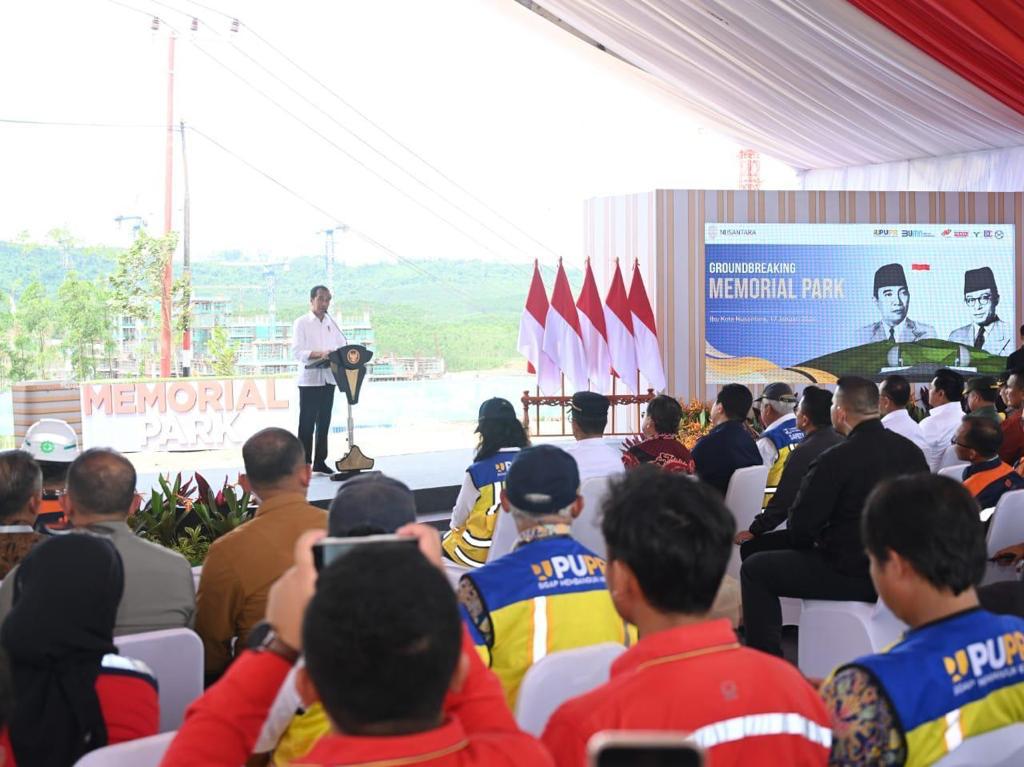 Presiden: Memorial Park IKN sebagai Penghormatan bagi Pahlawan dan Pendiri Bangsa