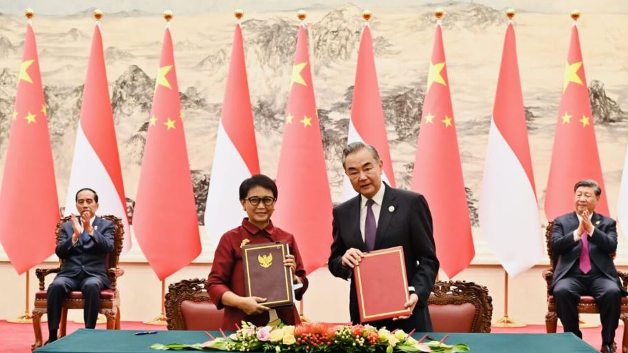 Presiden Jokowi dan Presiden Xi Jinping Saksikan Penandatanganan Sejumlah Nota Kesepahaman