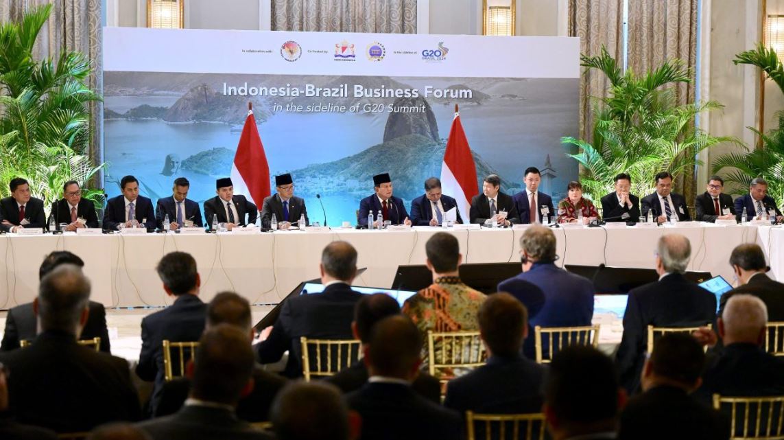 Hadiri Indonesia-Brazil Business Forum, Presiden Prabowo Dorong Sinergi Ekonomi Dua Negara