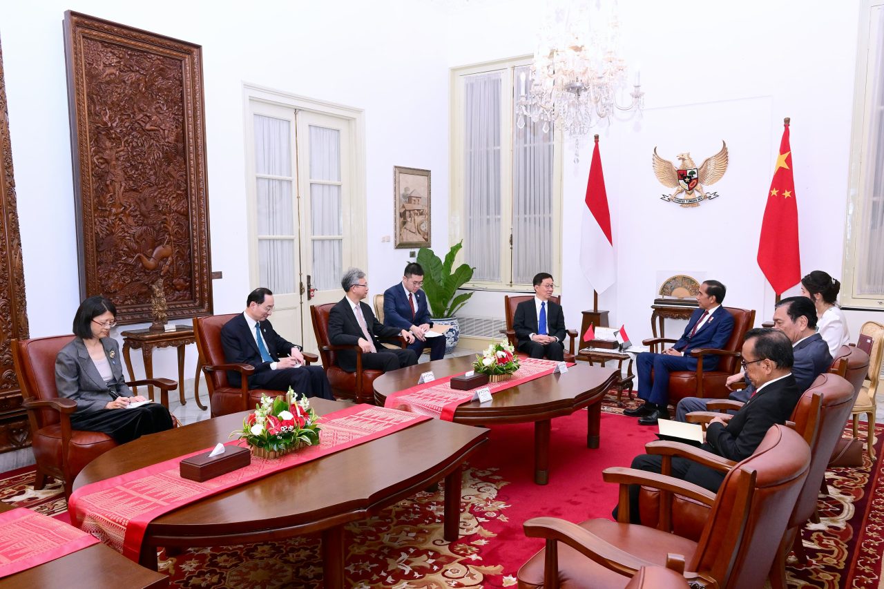 Presiden Jokowi Terima Kunjungan Wakil Presiden RRT Han Zheng