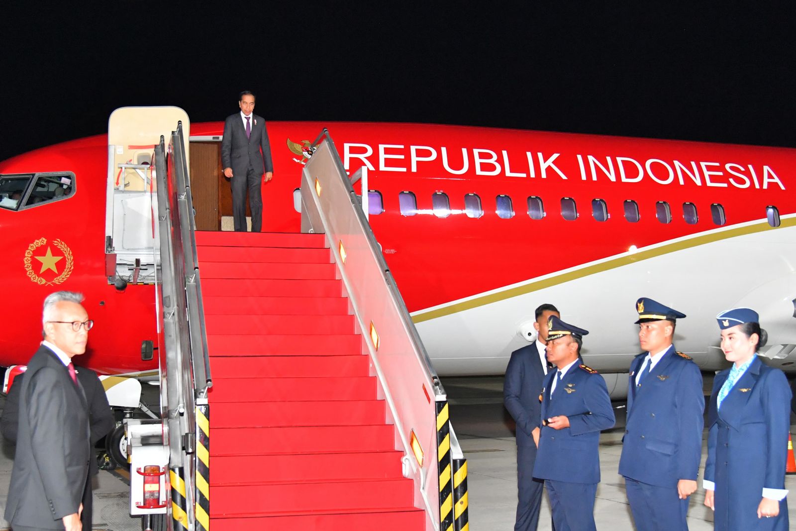 Presiden Jokowi Tiba di Tanah Air Usai Lawatan ke Jepang