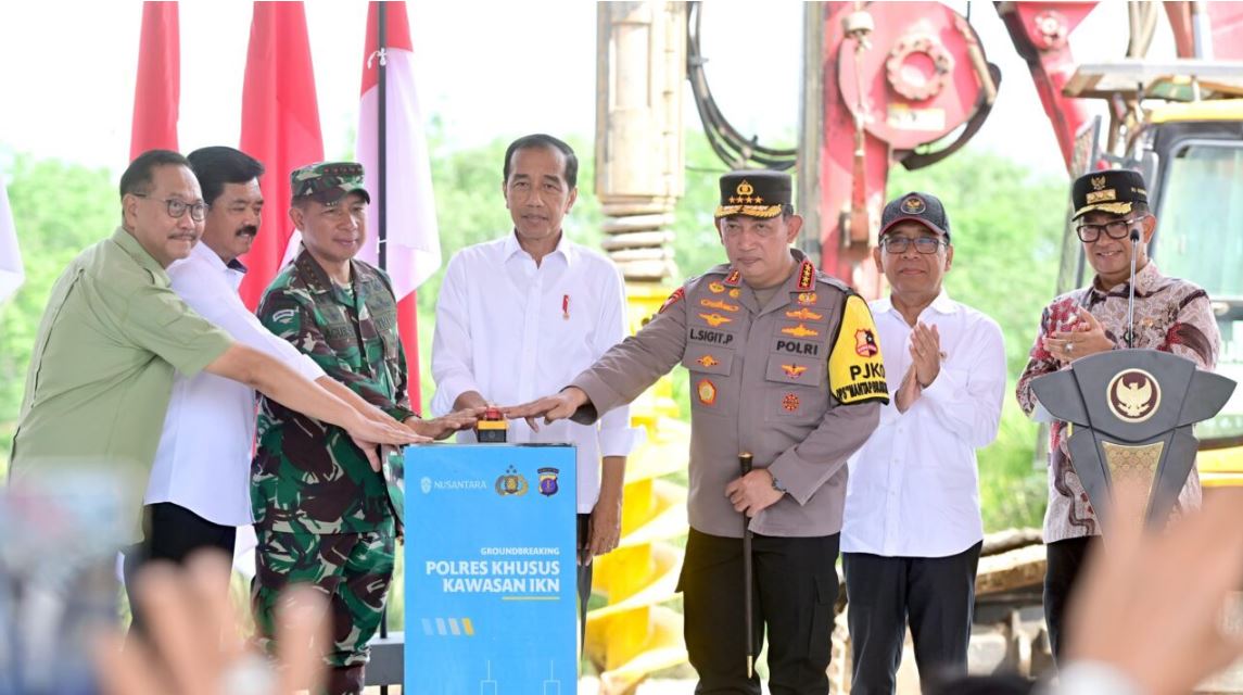 Presiden Jokowi Harap Kehadiran Polres Khusus IKN Tingkatkan Stabilitas dan Keamanan di IKN