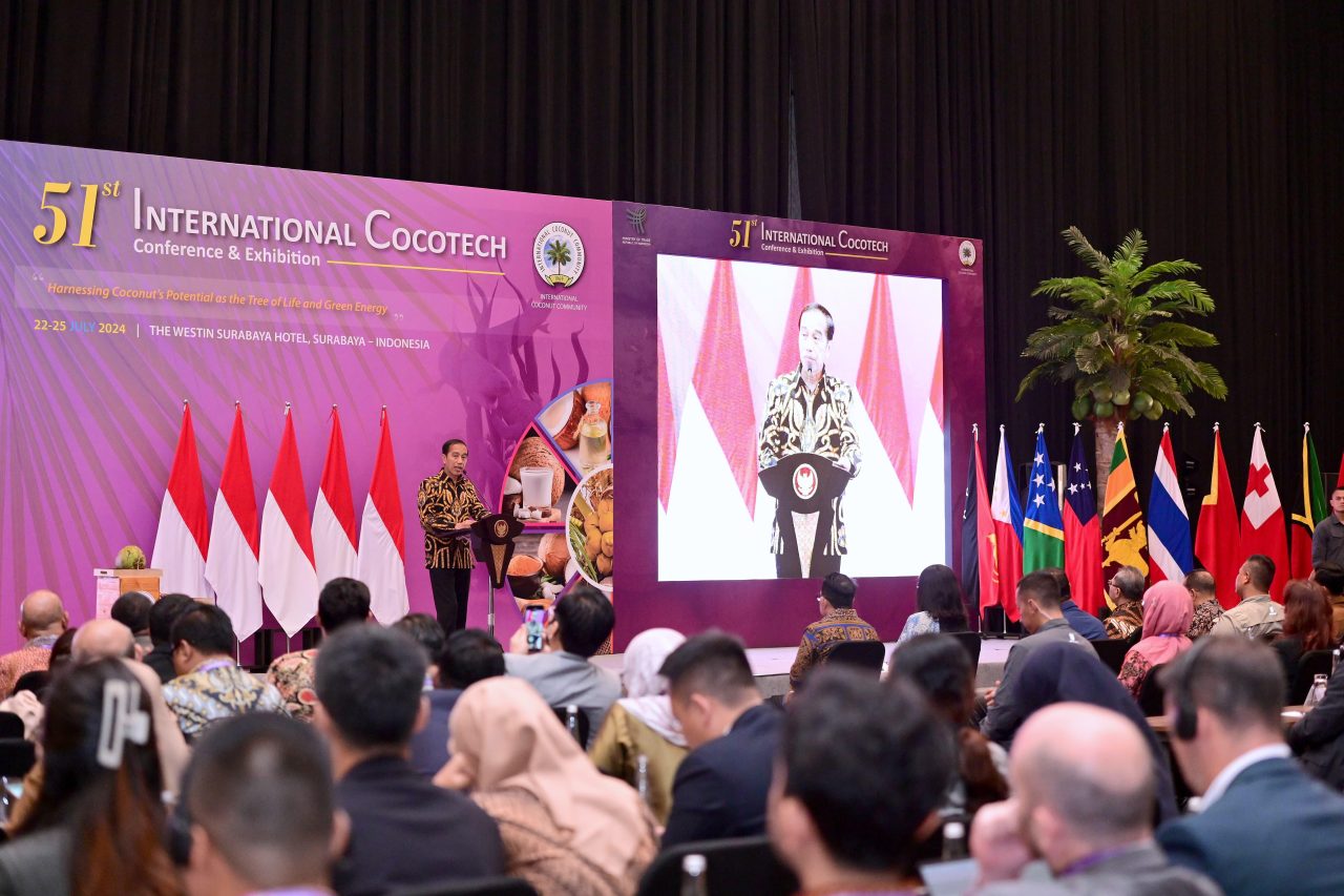 Buka Cocotech Ke-51 di Surabaya, Presiden Jokowi Soroti Potensi Besar Ekonomi Hijau Indonesia