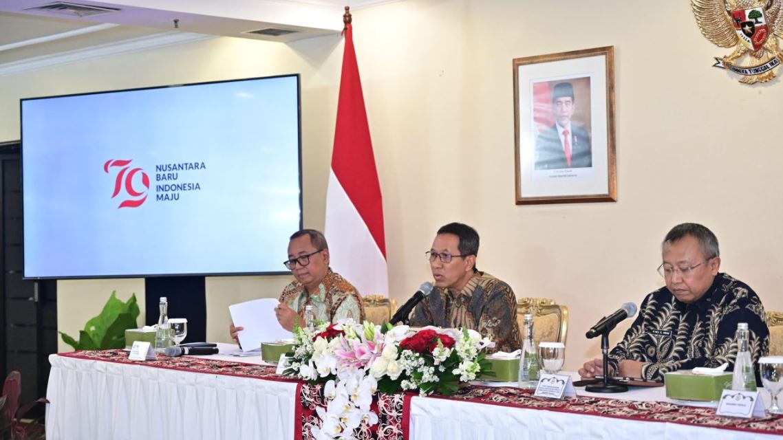 Kasetpres Luncurkan Logo HUT Ke-79 RI: Nusantara Baru Indonesia Maju