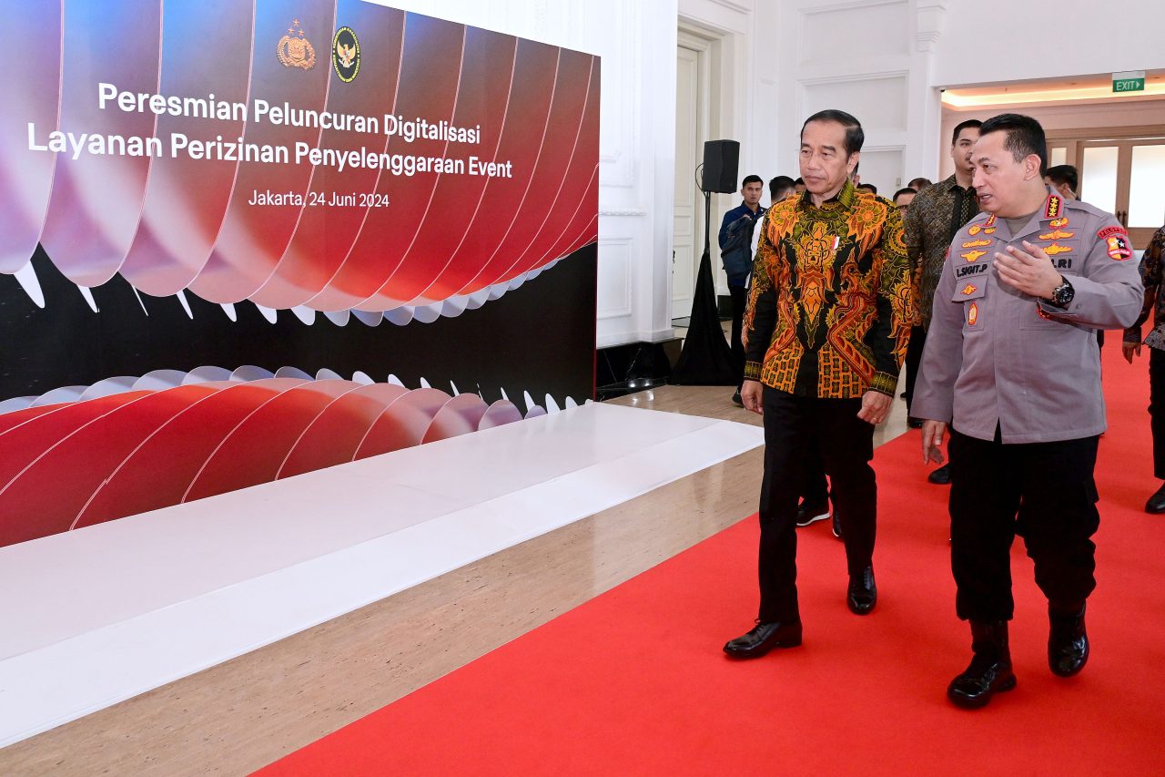 Presiden Jokowi Luncurkan Digitalisasi Layanan Perizinan Penyelenggaraan Event