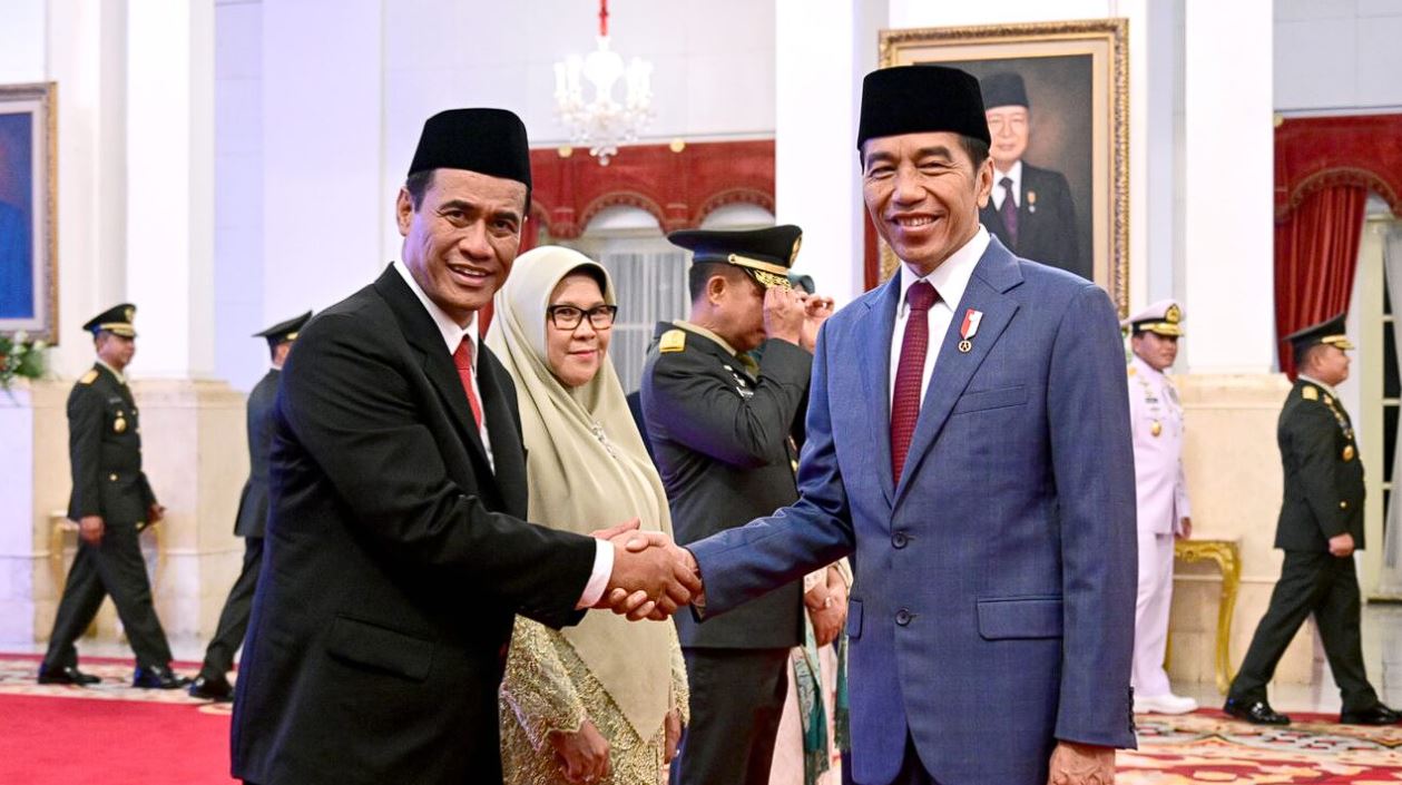 Presiden Jokowi Lantik Andi Amran Sulaiman sebagai Menteri Pertanian