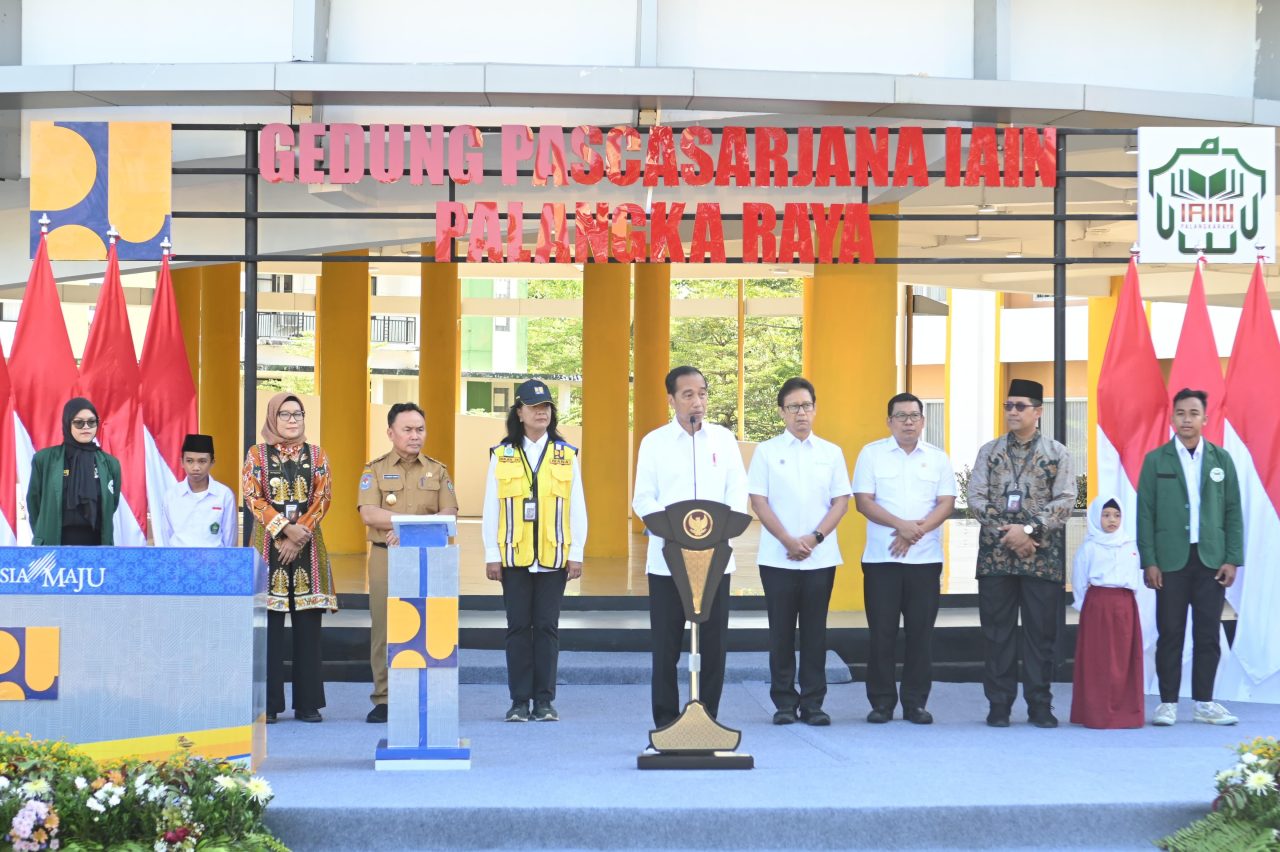 Presiden Jokowi Resmikan Pembangunan, Rehabilitasi, dan Renovasi Sarana Pendidikan di Kalimantan Tengah