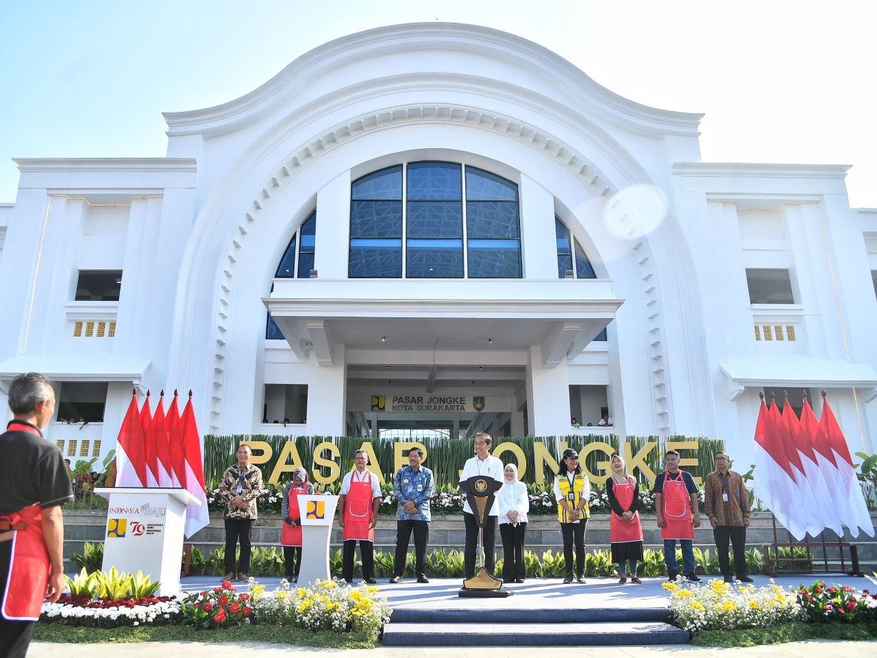 Presiden Jokowi Resmikan Rehabilitasi Pasar Jongke di Kota Surakarta