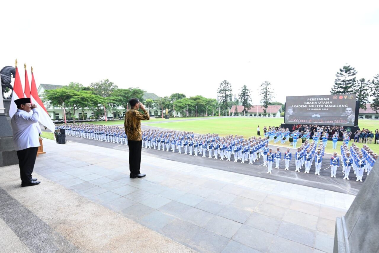 Presiden Jokowi Resmikan Graha Utama Akademi Militer Magelang