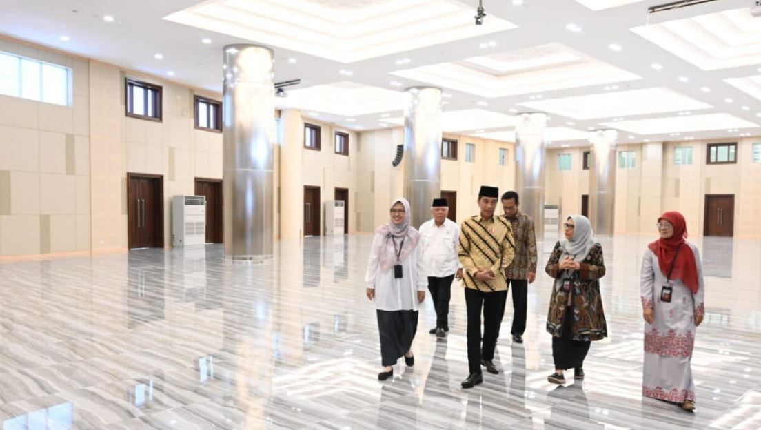 Presiden Jokowi Tinjau Masjid Walidah Dahlan di Universitas Aisyiah Yogyakarta