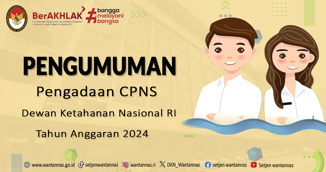 Pengumuman Pengadaan CPNS Wantannas RI Tahun 2024